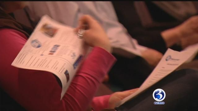 Parents attended an online safety forum in Suffield Tuesday night. (WFSB photo)