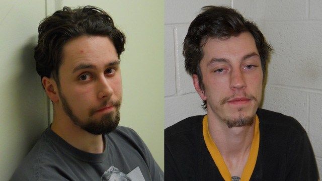 Wesley Hine and Joshua Richardson. (State police photos)