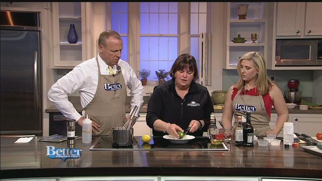 What is the format of the Cooking with Amy TV show?