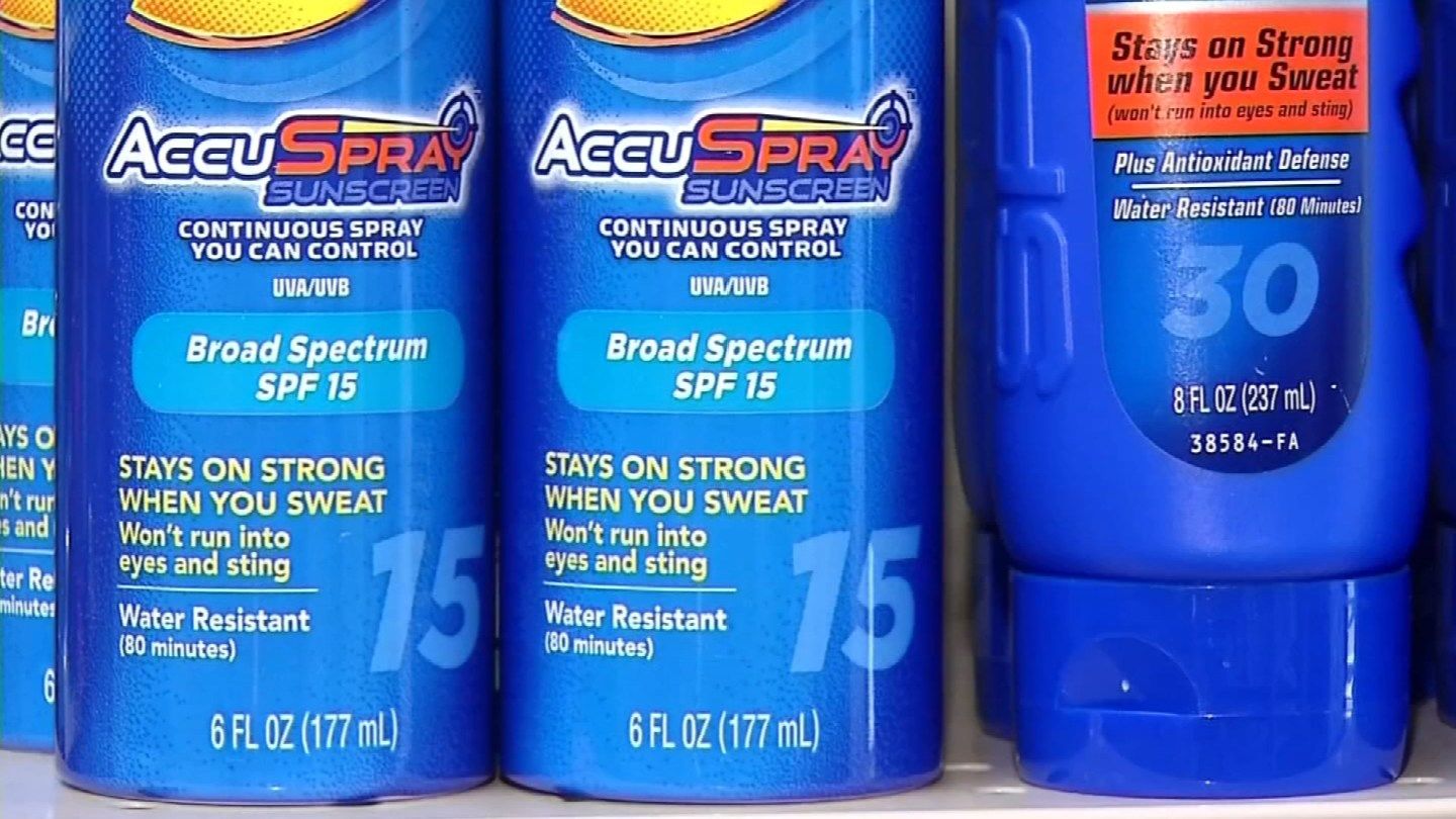 A local mom is looking to change a current sunscreen law for schools (WFSB)